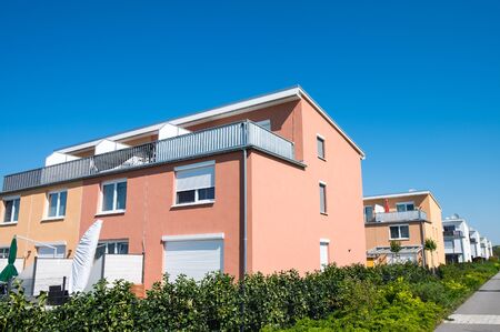 New colorful neighborhood lakes in Berlin, Germanyの写真素材