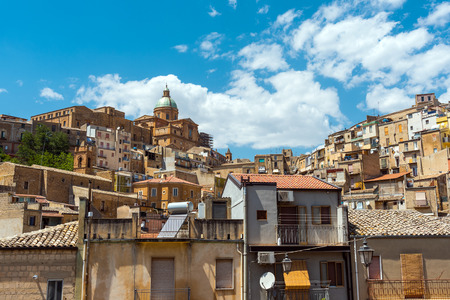 The old city of Piazza Armerina in Sicily, Italyのeditorial素材