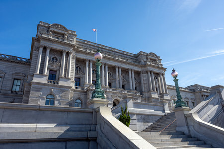 The Library of Congress in Washington DC, United Statesの写真素材