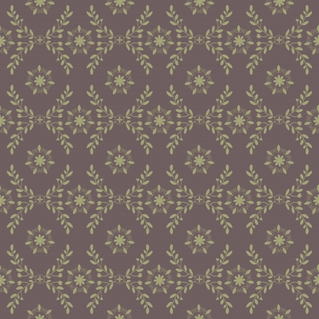 Seamless floral damask classic patternのイラスト素材