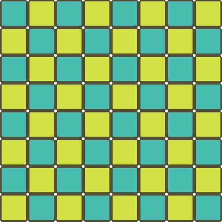 Seamless green abstract squares illlustrationのイラスト素材