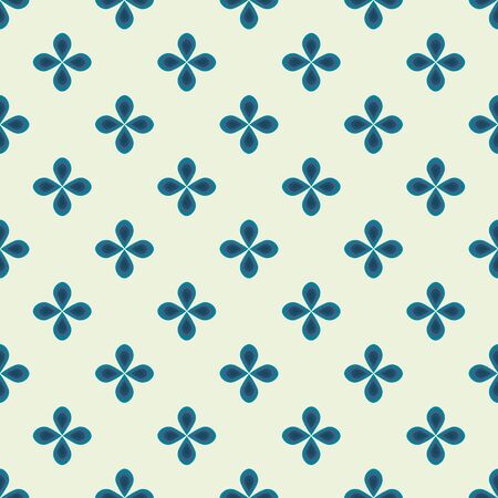 Seamless pattern with blue ornamentのイラスト素材