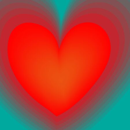 Heart illustrationのイラスト素材