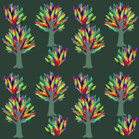 Park seamless patternのイラスト素材