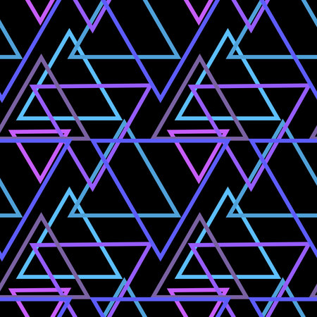 Triangles seamless pattern