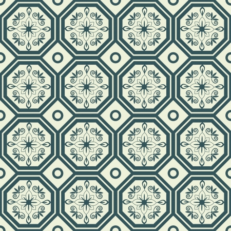 Seamless pattern with octagons and rhombusesの写真素材
