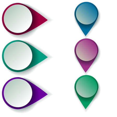 Buttons set with arrows elementsのイラスト素材