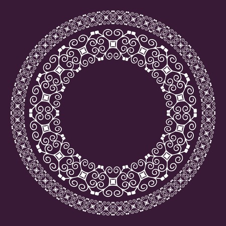 Template background with floral frameのイラスト素材