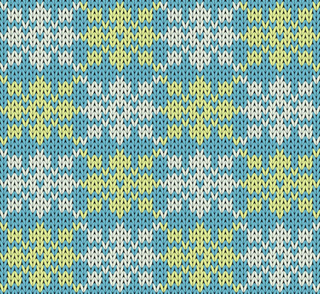 Seamless  abstract decorative knit patternのイラスト素材