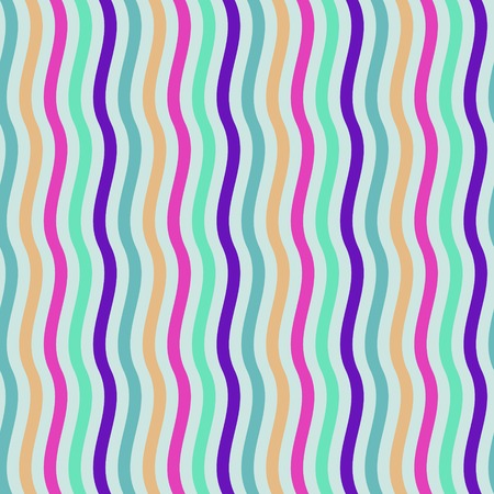 Seamless decorative abstract wavy patternのイラスト素材