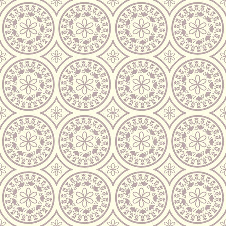 Seamless pattern with ornamental decorのイラスト素材