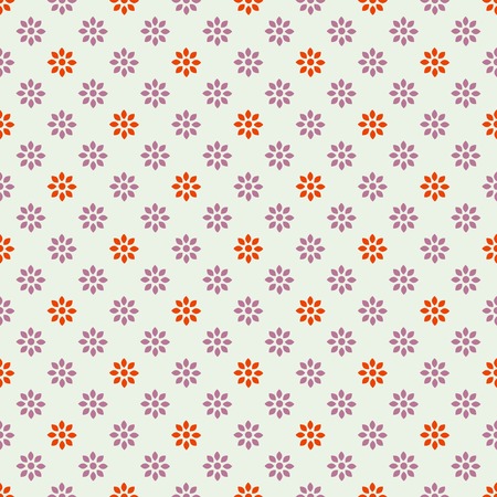 Seamless pattern with decorative flowersのイラスト素材