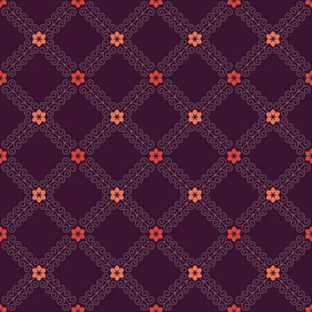 Seamless pattern with decorative ornament