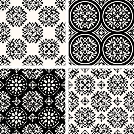 Seamless pattern with decorative ornamentのイラスト素材