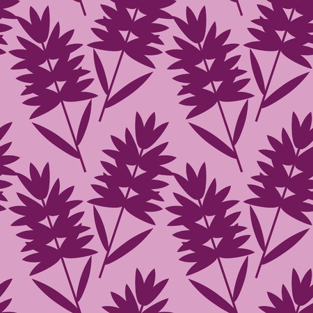 Seamless pattern with floral ornamentのイラスト素材