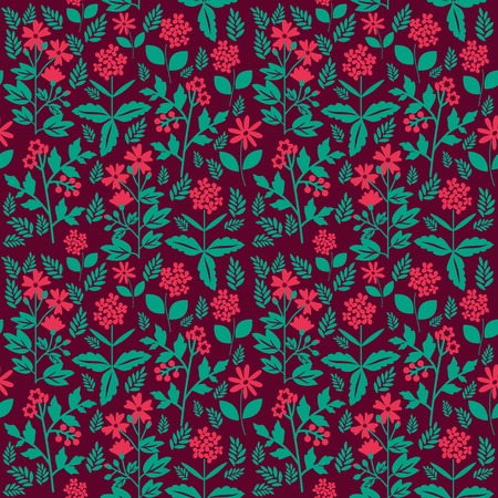 Seamless pattern with decorative ornamentのイラスト素材