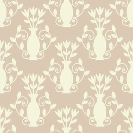 Seamless pattern with decorative ornamentのイラスト素材