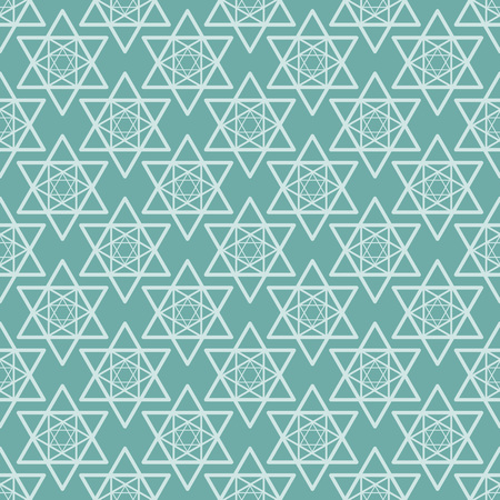 Seamless pattern with six-pointed starsのイラスト素材