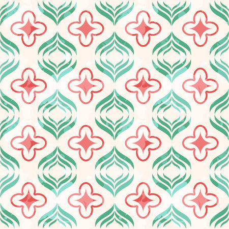 Seamless pattern with abstract ornament