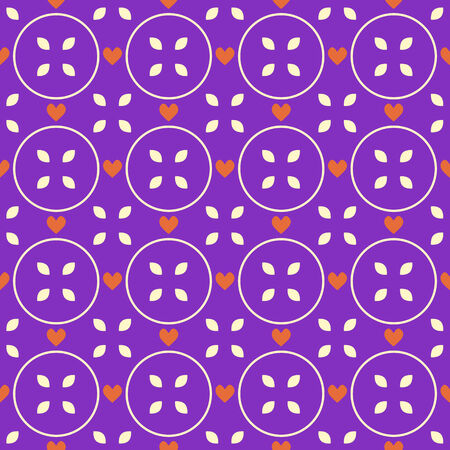 Seamless pattern with abstract ornamentのイラスト素材