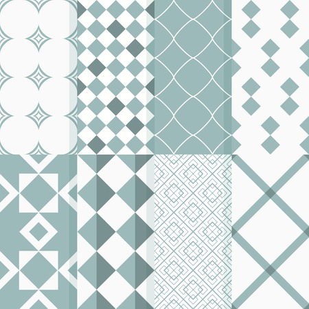 Seamless patterns with geometric rhombuses, ornamentのイラスト素材