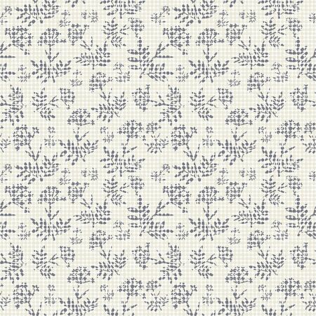 Seamless pattern with decorative flowersのイラスト素材