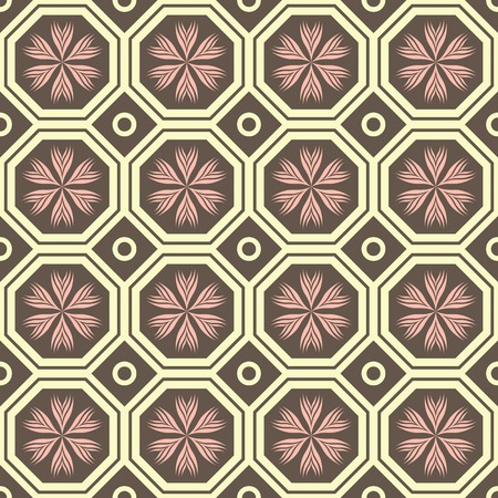 Seamless pattern with decorative ornamentのイラスト素材