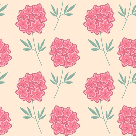 Seamless pattern with floral ornamentのイラスト素材