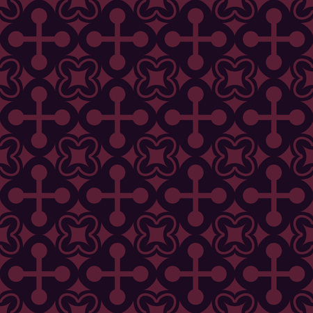 Seamless pattern with decorative ornamentのイラスト素材