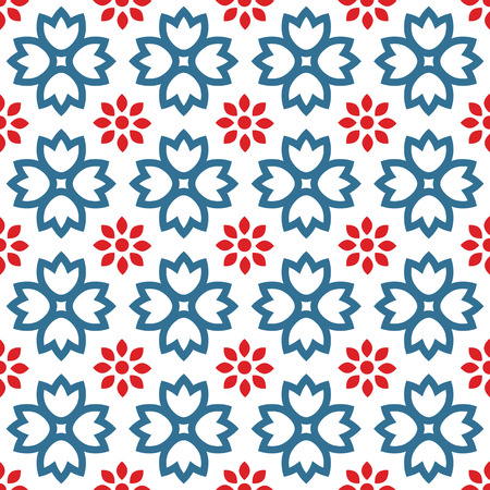 Seamless pattern with decorative ornamentのイラスト素材
