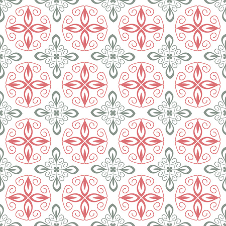 Seamless pattern with decorative ornamentのイラスト素材