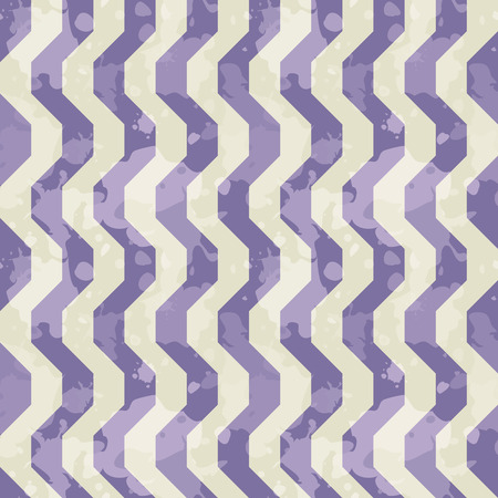 Geometric wavy pattern with paint imitation overlayのイラスト素材