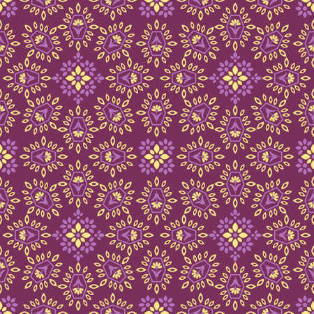 Seamless pattern with abstract ornamentのイラスト素材
