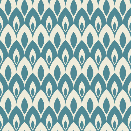 Seamless pattern with abstract ornamentのイラスト素材