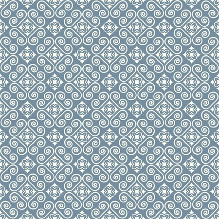 Seamless abstract pattern with decorative ornamentのイラスト素材