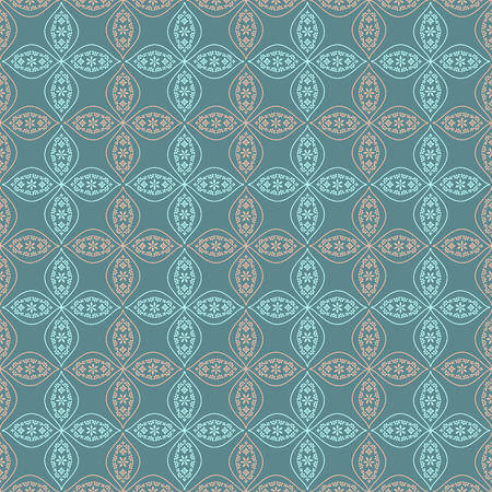 Seamless pattern with abstract ornamentのイラスト素材