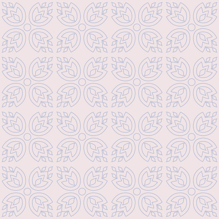 Seamless pattern with floral ornamentのイラスト素材