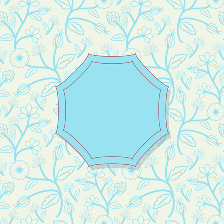 Seamless pattern with decorative flowersのイラスト素材