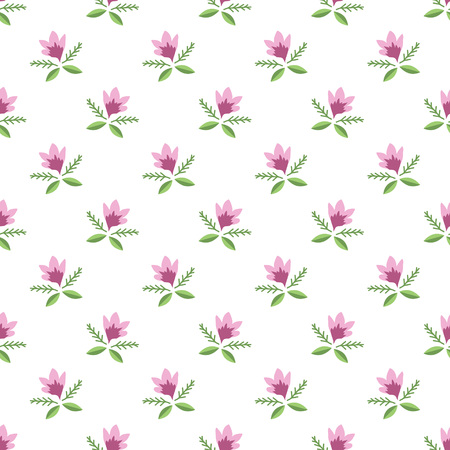Seamless pattern with decorative flowersのイラスト素材