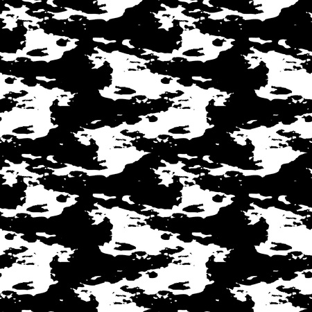 Seamless black and white patternのイラスト素材