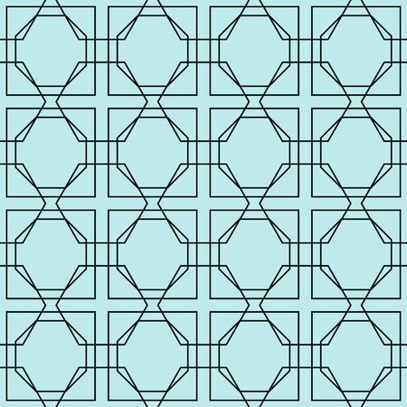 Seamless geometric art deco patternのイラスト素材
