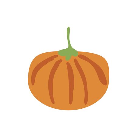 Pumpkin simple isolated vector iconのイラスト素材