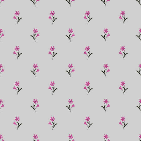 Seamless pattern with decorative flowersのイラスト素材