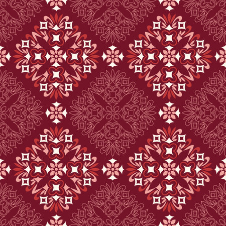 Seamless decorative vector abstract backgroundのイラスト素材