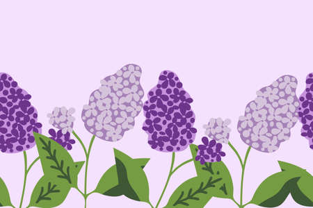 Seamless background with decorative flowersのイラスト素材