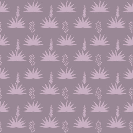 Seamless floral decorative vector patternのイラスト素材