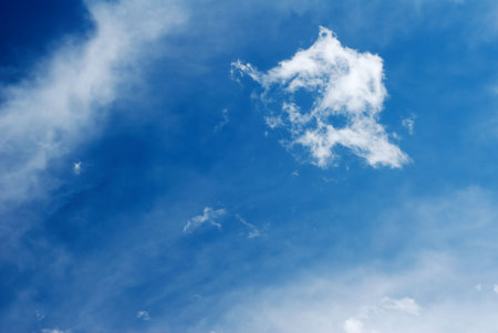 Strange tunnel shaped cloud configuration