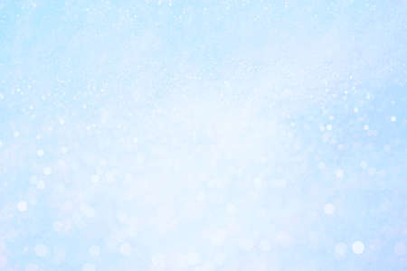 snow background glitter bokeh snow sparklesの写真素材