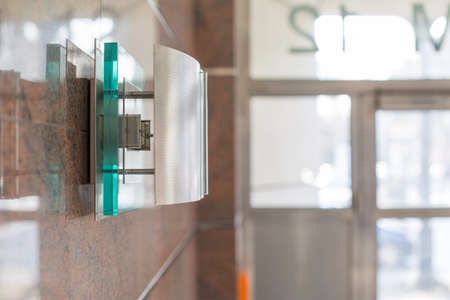 lamp in entrance hallの写真素材
