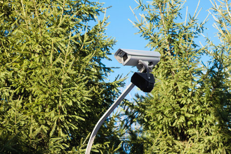 Security camera の写真素材